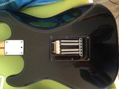 import strat with full sized not slanted trem block squier talk forum