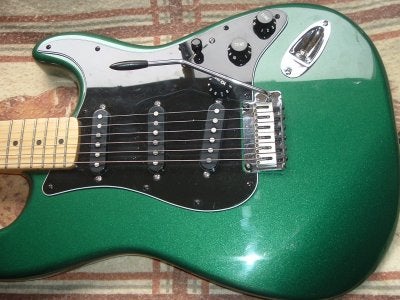 Race green store stratocaster