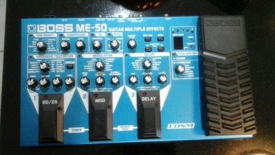 Sold Boss Me 50 Multi Effects Pedal Squier Talk Forum