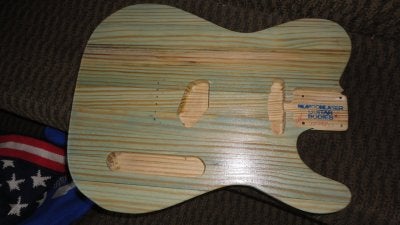SOLD Nomoonlaser 1178 Guitar Body Telecaster Style Nitro Finish
