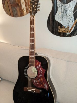 Epiphone hummingbird clearance pro eb