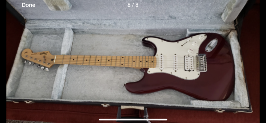 Wine red stratocaster deals