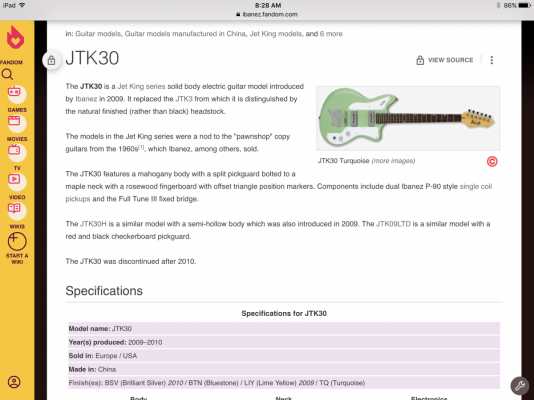 NGD - Bought a Jet King (Ibanez) | Page 2 | Squier-Talk Forum