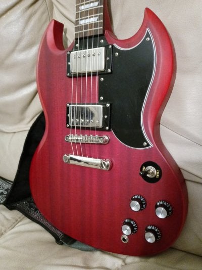 Epiphone sg g400 worn cherry deals