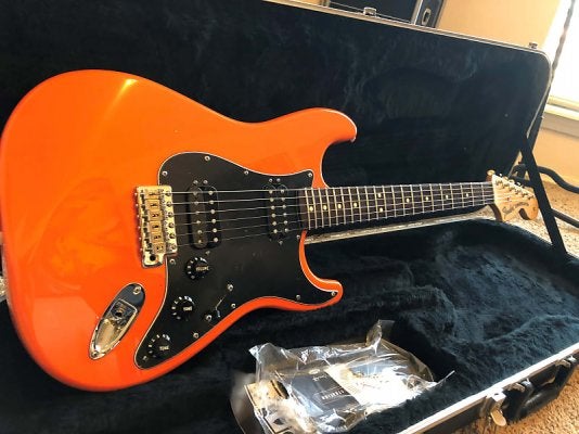 Wanted 2002 style deluxe Capri Orange strat or body Squier