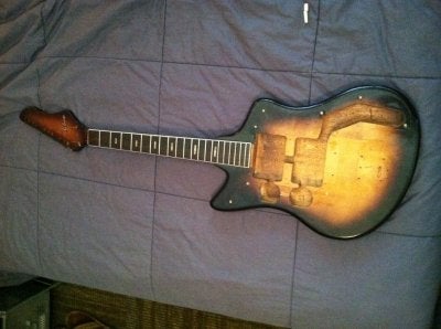 Vintage on sale guitar restoration