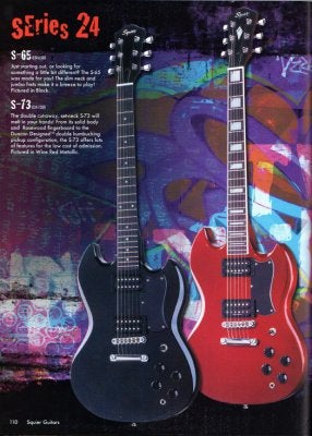 Squier cheap sg guitar